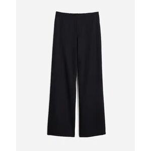 NWT Madewell Pull-On Straight Pants in Drapey Twill Black Medium